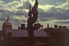 June 2, 2020 | View from Chapelle Notre Dame de Bon Secours, Montreal, Quebec, Canada