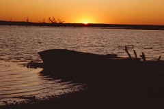March 5, 1983 | Sunset at Lake Corpus Christi, Texas, USA