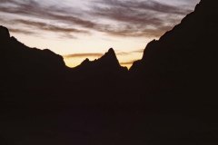 March 7, 1983 | Sunset at The Basin, Big Bend National Park, Texas, USA