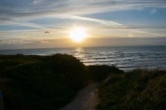 May 29, 2022 | Sunset on the beach of Hirtshals, Denmark