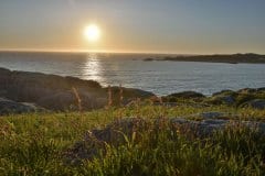 June 6, 2022 | Sunset at Sandhåland Camping, Sandve, Norway