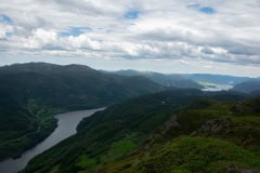 June 7, 2022 | Hiking to Stølanuten, view to Lysevatnet, Nedstrand, Norway