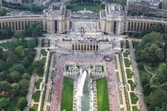 May 1985 | Jardin du Trocadéro from Eiffel Tower, Paris, France