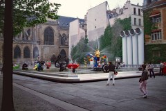 May 1985 | Stravinsky Fountain, Paris, France