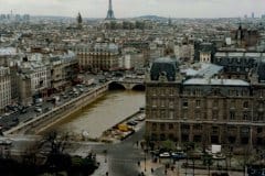 March April, 1988 | View from Notre-Dame de Paris, Paris, France