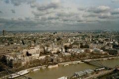 March April, 1988 | View from Eiffel Tower, Paris, France