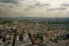 March April, 1988 | View from Eiffel Tower, Paris, France