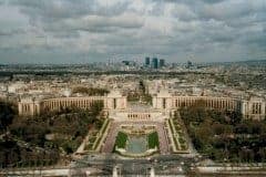 March April, 1988 | View from Eiffel Tower, Paris, France