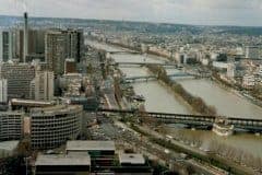 March April, 1988 | View from Eiffel Tower, Paris, France