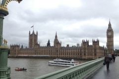 September 14, 2013 | Palace of Westminster with Big Ben from Westmisterbridge, London, England