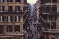 March 1986 | Piazza di Spagna and Via del Condotti, Rome, Italy