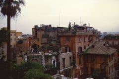 March 1986 | View from Piazza della Trinità dei Monti, Rome, Italy