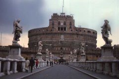 March 1986 | Ponte Sant Angelo with Castel Sant Angelo, Rome, Italy