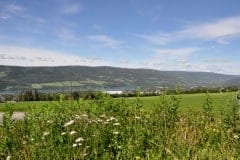 June 24, 2019 | View from Olympic Parc to Lake Mjøsa, Lillehammer, Norway