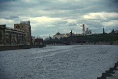 May / June 1982 | Moskva River with Kremlin, Moscow, USSR