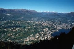 October 1980 | View from Monte San Salvatore, Lugano, Switzerland