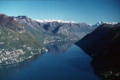 October 1980 | View from Monte San Salvatore, Lago di Lugano, Switzerland