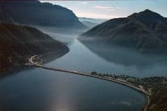 October 1980 | View from Monte San Salvatore, Lago di Lugano, Melide, Switzerland