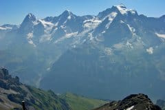 July 13, 2003 | Eiger, Mönch and Jungfrau from Schilthorn, Switzerland