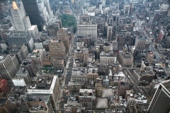 May/June 1981 | View from Empire State Building in north direction, New York City,  USA