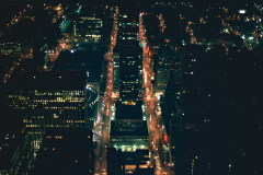 May/June 1981 | View from Empire State Building in north direction, New York City,  USA