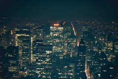 May/June 1981 | View from Empire State Building in west direction, New York City,  USA