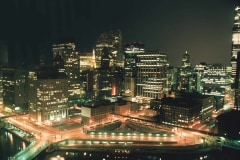 May/June 1981 | Wacker Drive by Night, Chicago, Illinois, USA