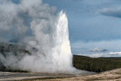 May/June 1981 | Old Faithful, Yellowstone National Park, Wyoming, USA