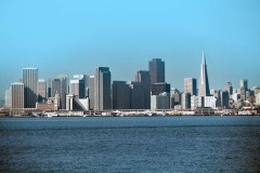 May/June 1981 | View from Treasure Island to downtown San Francisco, San Francisco, California, USA