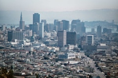 May/June 1981 | View from Christmas Tree Point to San Francisco, California, USA