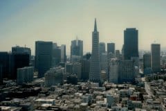 Aug/Sep 1986 | View from Telegraph Hill to Financial District, San Francisco, California, USA