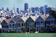 Aug/Sep 1986 | Painted Ladies from Alamo Square Park, San Francisco, California, USA