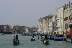 April 15, 2003| Canal Grande near Basilica di Santa Maria della Salute, Venice, Italy